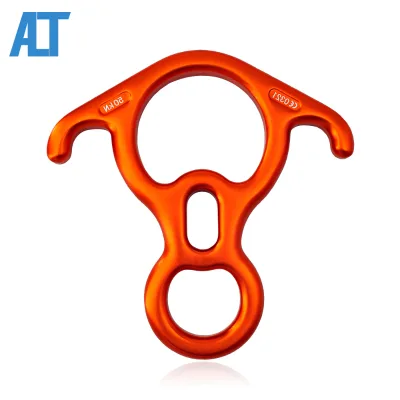 Ailot 50KN Outdoor Aluminum 7075 Climbing Mountain Rescue Aerial Figure 8 Descender