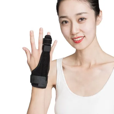 Medical Supplies Soft Padded Aluminum Orthopedic Finger Splint for Finger Fracture or Sprain