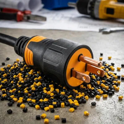 High-end Plug TPE Raw Material High Flow Chemical Resistance Supporting Two-color Injection Molding Process for Automotive Parts
