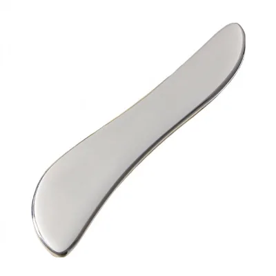 Promotional Spa Gifts Custom Logo 304 Stainless Steel Guasha Stick Facial and Body Massage Tool Professional Therapy Instrument