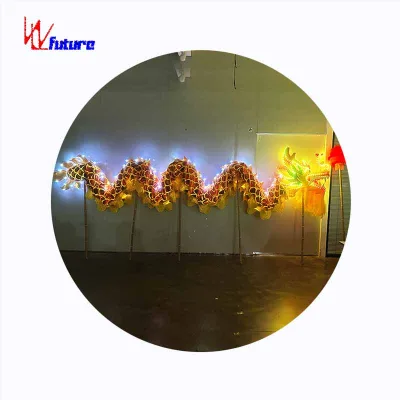 Traditional Festive Activities Oriental Dragon Mascot Parade Activities Luminous Props Future Custom Led Luminous Dragon Chinese