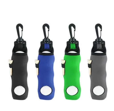 Custom Portable Neoprene Golf Ball Pouch Fit 3 Practice Balls