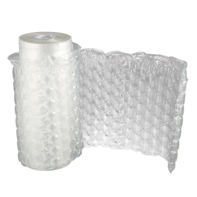 Transparent Eco-Friendly PE Material Air Cushion Bubble Film Protective Cushioning Flexible Recyclable Shock Resistance