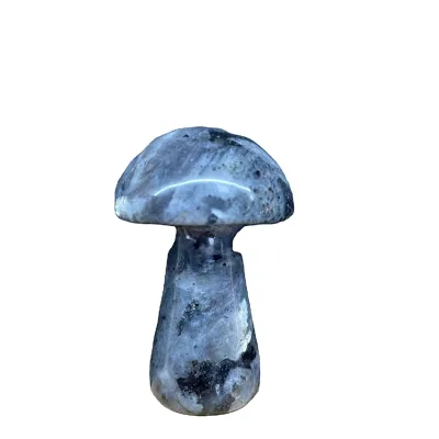 DIY Natural Crystal Jade Mushroom Decoration Simulation Plant Garden Home Semi-Precious Stone Series Assembly Jewelry