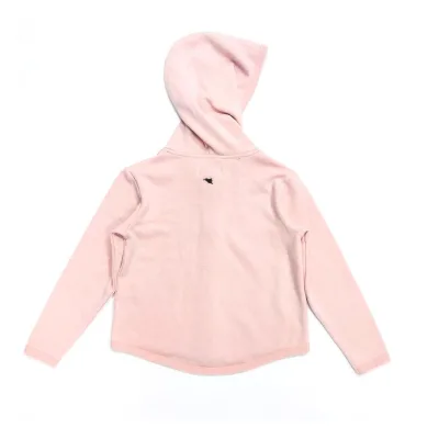 Anti-pilling O-neck Pink Cute Pretty Girl Cotton Polyester Fleece Pullover Baby Hoodies Sweatshirts