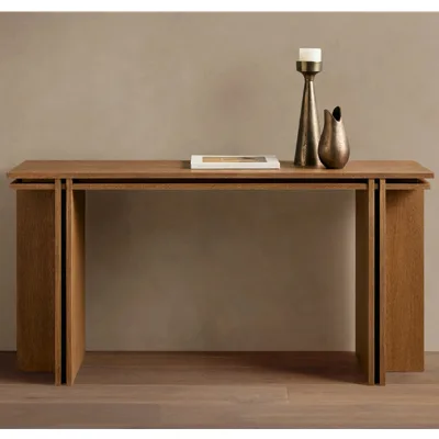 Luxury Indoor Living Room Furniture Simple Design Modern Minimalist Solid Wood Table