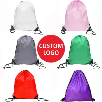 Eco Material Cotton Ballet Dance Shoe With Logo Custom Eco-Friendly Drawstring Nylon Bag Waterproof for Promotional Gift