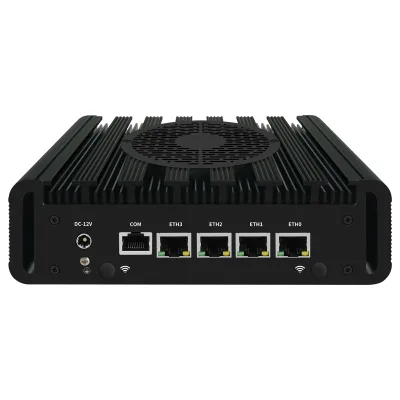 Guanfeng Factory No MOQ Customized Logo AMD Ryzen R2314 Quad-core Silent Fan Mini Soft Router 4G 5G WIFI  OpenClaw Firewall