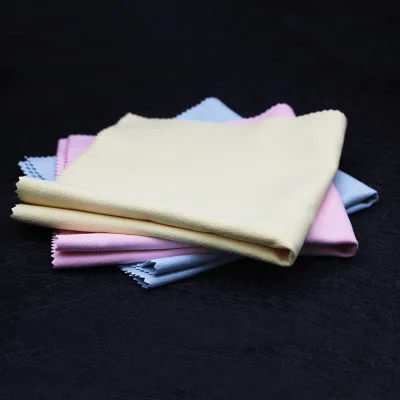 Other Home Textile Products Silver Polishing Cloth 30x30 Multi-Color Gold & Silver Cleaning Wiping Cloth for Jewelry Maintenance