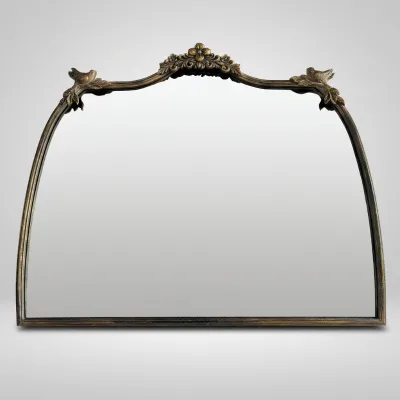 French Antique Gold Irregular Home Decorative Wedding Living Room Wall Hanging Mirror