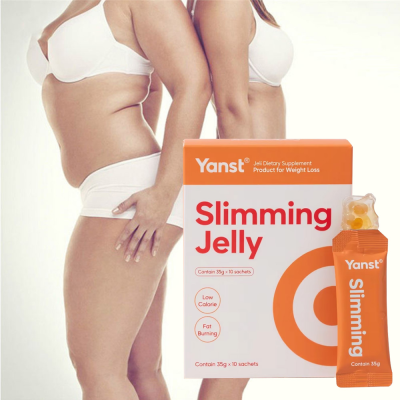 OEM/ODM Organic Detox Slimming Weight Loss Jelly Strip Beauty Slim Supplement Fat Burner 15g/sachet