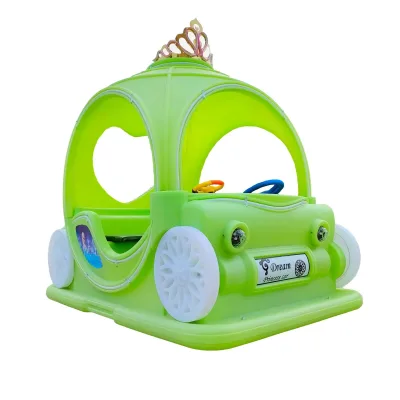 Best-Selling Square Glowing Princess Flower Cart Plastic Electric Toy Car for Indoor & Outdoor Play Directly Sold by Playground