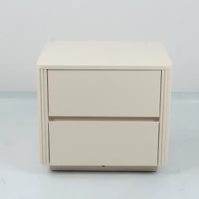 Hot Popular Indoor Bedroom Furniture Durable Two Storage Drawers Nordic Minimalist Nightstand