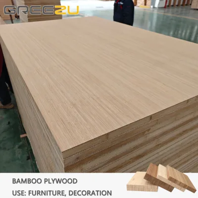 High Density Custom Size Bamboo Plywood Natural Laminated Bamboo Plywood Construction Bamboo Board for Laser Cutting