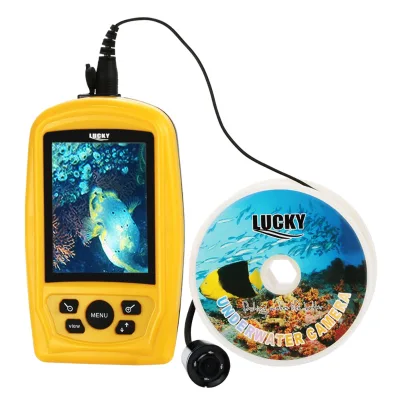 20M Cable Length LUCKY Underwater Fishing & Inspection Waterproof Camera System CMD Sensor with 3.5 Inch TFT RGB Display Monitor