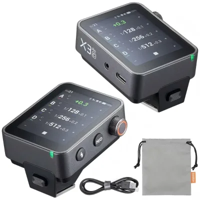 X3PRO Professional 2.4inch TTL HSS 2.4G Wireless Flash Trigger OLED Touch Screen Transmitter for for for Fuji Olymp