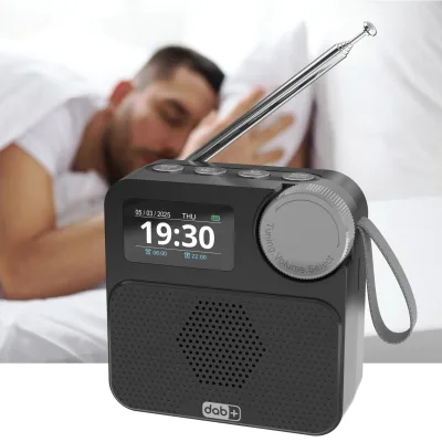 DAB Radio Color Screen for Speaker TF Card MP3 Playback Built-in Battery National Warranty OLIVER Car
