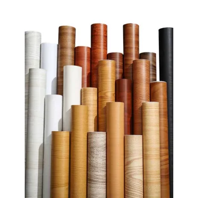 WYC Modern 3D Wood Granular PVC Sheet Hot Home Decoration Wallpaper Film for Furniture Styling