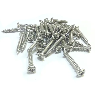 Stainless Steel Cross Round Head Flanged Self-tapping Metric Small Screws Class 4.88.8