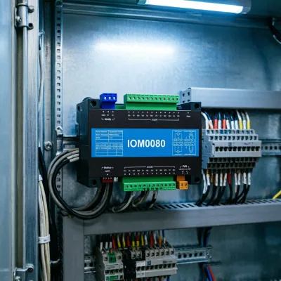 Sunfull IOM0042 4AI 2AO HVAC Controller Module | Modbus RTU RS485 Analog Input Output for Damper & Valve Control