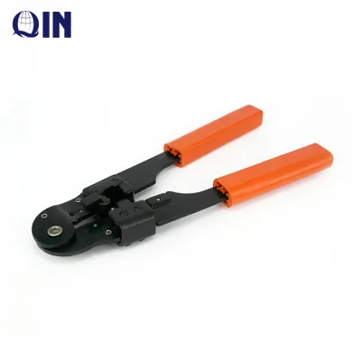 Multifunction network cable crimping pliers For crimping modular plugs cutting and stripping telephone cable hand tool