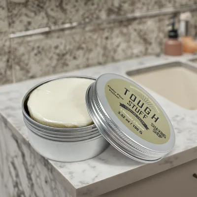 Custom Logo Moisturizing Soften Beard Shaving Soap Gentle Ingredient Shaving Soap Hydrating Soap Shaving for Men