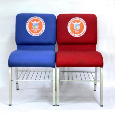 KINGDOM SEEKERS FELLOWSHIP Church Chair Used Stackable Church Chairs