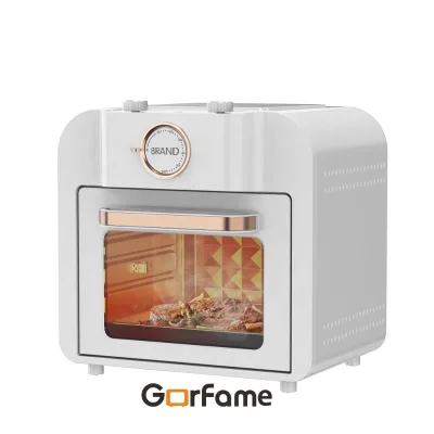 16L Air Fryer Oven Combo 10-in-1 Cooking 360° Heat Circulation Dial Knob Removable Door Low Oil Smoke Electronic Oven