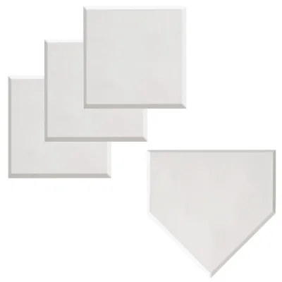 Heavy Duty Practice Yard Baseball Softball 4 Piece Premium Bases Set for Softball Kickball