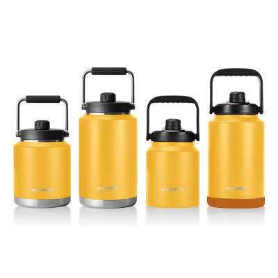 64oz 128oz Water Jug Double Wall 304 Stainless Steel Beer Growler Insulated Vacuum Water Bottle