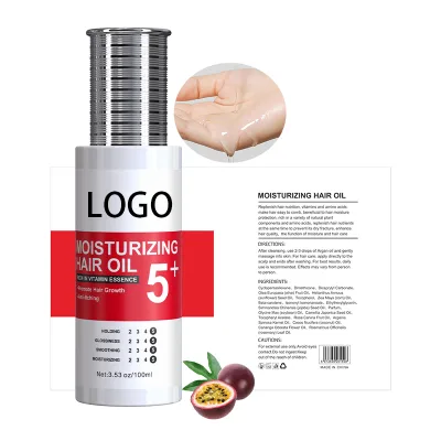 OEM Private Label Vitamin Argan Oil Anti-Itching Scalp Repair Moisture Organic Hair Growth Oil