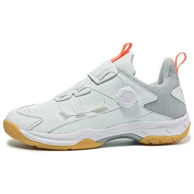 Men's High Bounce Top Badminton Shoes Sports Shoes Breathable Sports Shock Absorption Anti-Slip Tennis Shoes Pickleball Shoes