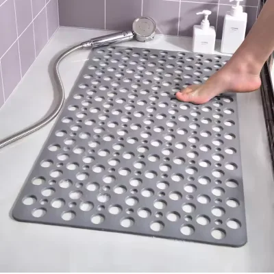 Bathtub Mat Non Slip with Suction Cups TPE Shower Mat and Phtahlate Latex Free