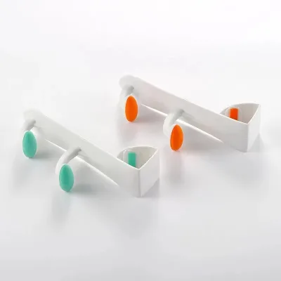 Over-the-door Hooks and Hanger for Storage Items PP+TPE Material for Bathroom & Living Room
