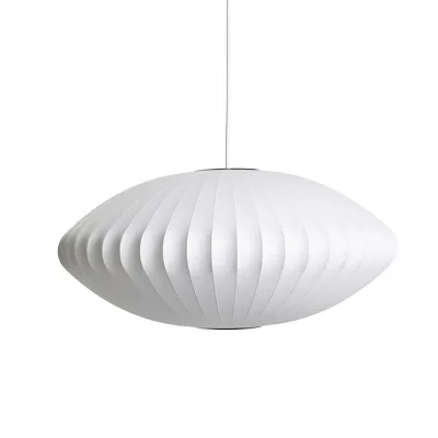E27 Wabi Sabi Chandeliers Lamp Modern Silk Pendant Light With Iron Hanging for Home Living Room Hotel Decor