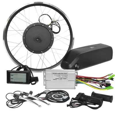 High Quality 350W 500W Ebike Conversion Kit 1000w Cycling Hub Motor Kit 20-28'' 700C Electric Bike Conversion Kit