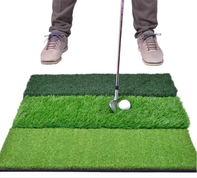 Tri-Turf XL Golf Practice Hitting Mat - Huge 24 Inch X 24 Inch for Optimal Practice