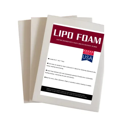 Lipo Foam Pads Breathable Eco-Friendly Anti-Bacterial Firm Control Post Surgery Recovery 360 Tummy Tuck 3D Embroidery Shapers