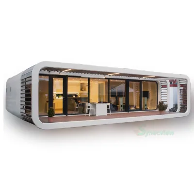 2024 Furnished 20ft 40ft apple Cabin Single Story Apple Pod Space Capsule Office Pod Prefabricated House with Factory