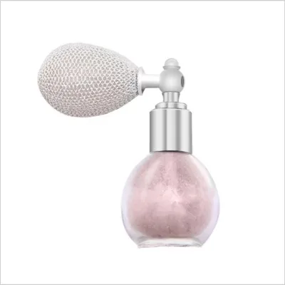 Custom Private Label New Style 4 Colors Brighten Shimmer Highlighter Powder Makeup Pigment Solid Perfume Glitter Body Spray