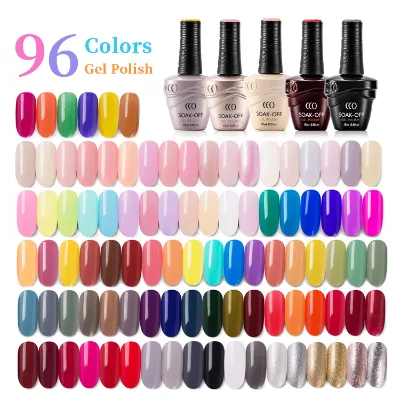 CCO Hot Sale Private Label Salon High Quality 96 Colors Gel Nail Polish Uv Gel