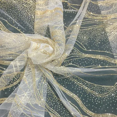 3MM Sequin Fabric Mesh Random Piece Handmade Wedding Decoration Stage Performance Dress Table Cloth Table Flag Fabric