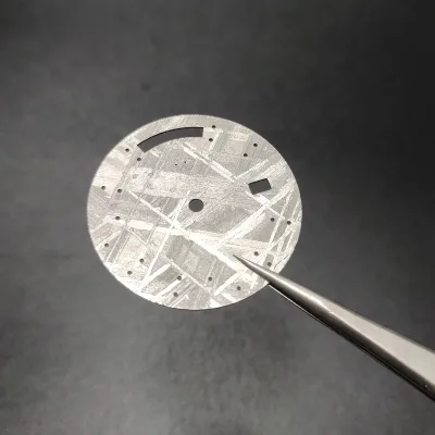 Precious and rare Meteorite Dial Brand Watches Commonly Used Materials High-quality Watch Accessories Custom logo Nh36a Dials