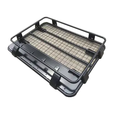 Custom High Quality Customization Black Steel Universal Slim Rain Gutter Roof Rack