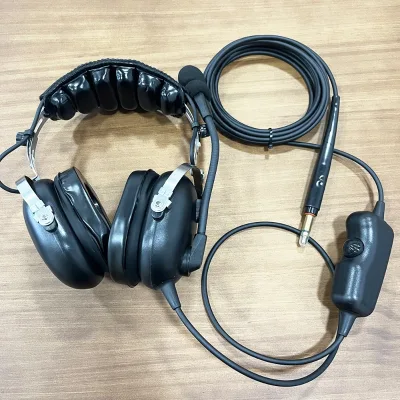 Ground Support Communication Headsets Pilot Headphones PJ051 Plug for Ground Crews