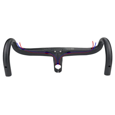 Carbon Handlebar Bicycle Road Bike Handlebar  Integrated 28.6mm Reduce Resistance Bent bar Strengthen Bike Handlebar Parts