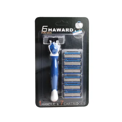 6 Blade OEM Service Replacement Blade Cartridge razor for Men's Shaving