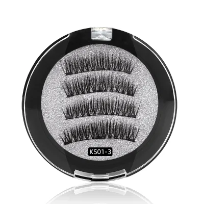 Huapan 2021 New Arrival 3 Q-Uantum Magnetic Eyelashes Waterproof Eyelash Magnetic Reusable Magnetic Eyelashes Set