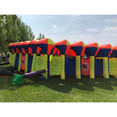 Commercial PVC Inflatable Maze Inflatable Labyrinth Lazer Maze