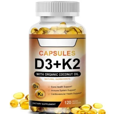 OEM Vitamin D3 K2 Vegan Adult Strong Bone Support Softgel Capsules